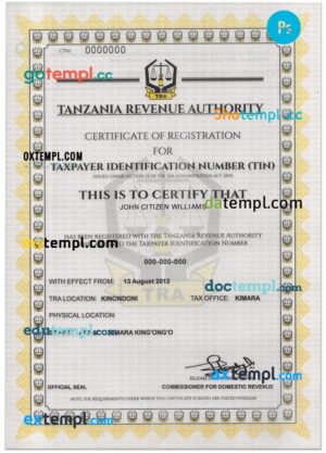 Medical center ID card PSD template