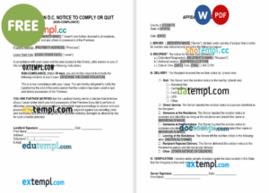 Monaco vital record death certificate Word and PDF template