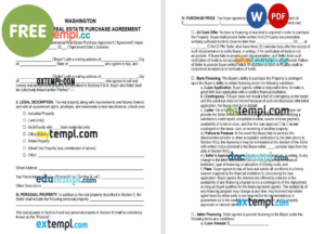 Wavwasser business utility bill, Word and PDF template