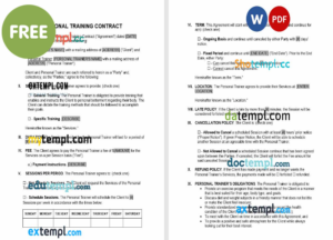 Rossi Construction Inc pay stub template in PDF ad Word formats