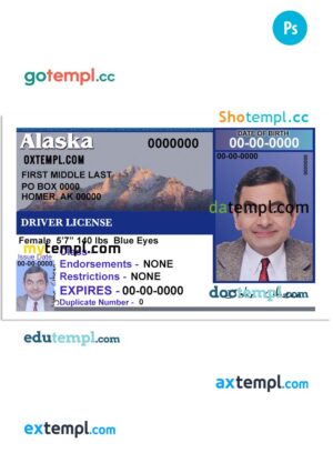 Canada Quebec province driving license PSD template, 2023-present