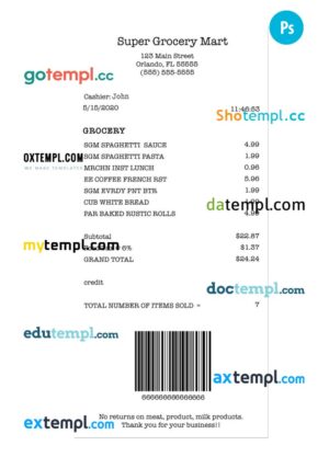 # dash fleet universal multipurpose invoice template in Word and PDF format, fully editable