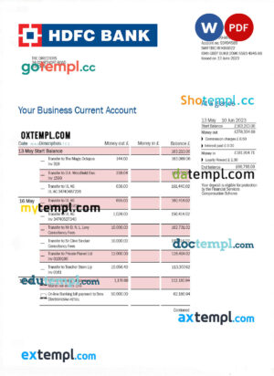 supplier service contract template, Word and PDF format