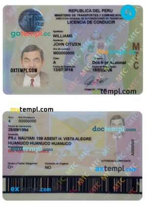 USA Connecticut driving license template in PSD format, version 2