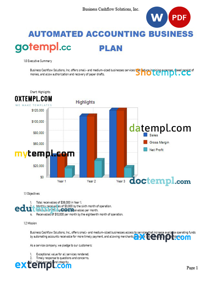 VIETNAM DOWASEN utility bill Word and PDF template