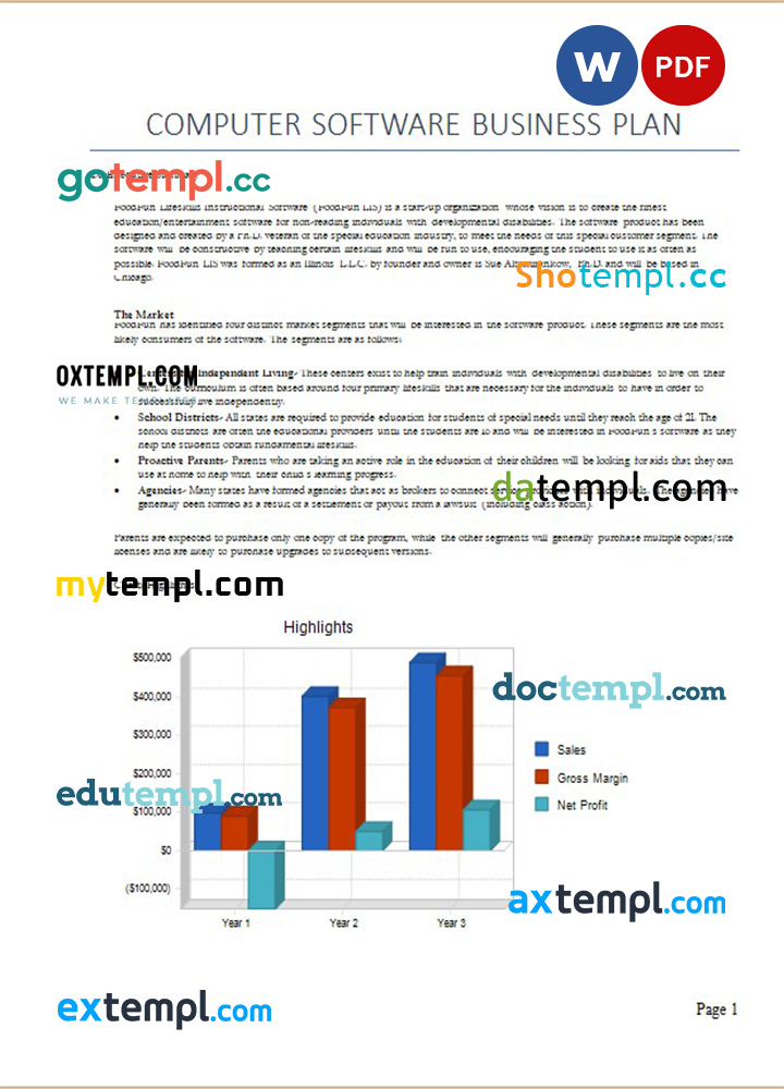 sample construction contract template, Word and PDF format
