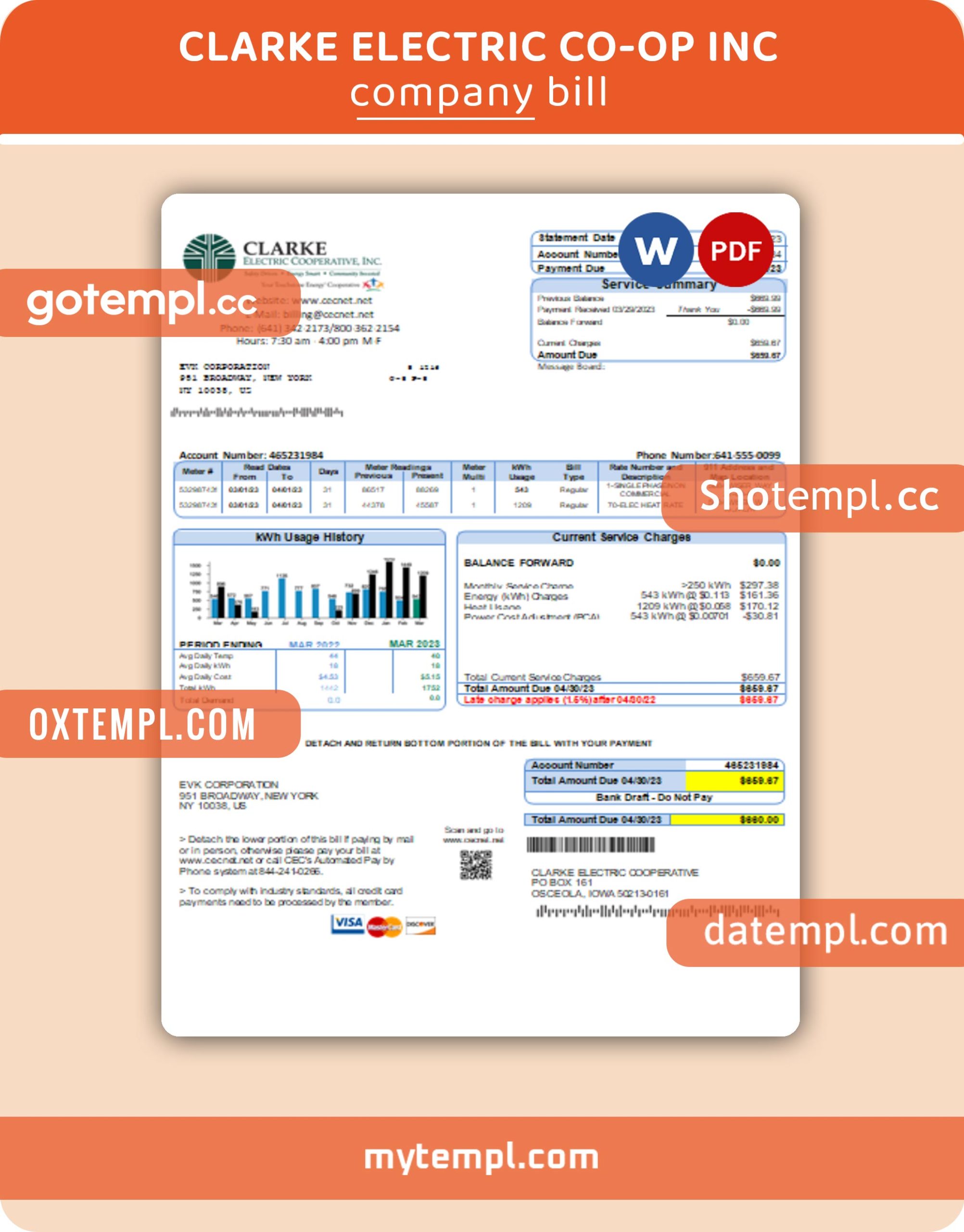 Vietnam hotel booking confirmation Word and PDF template, 2 pages