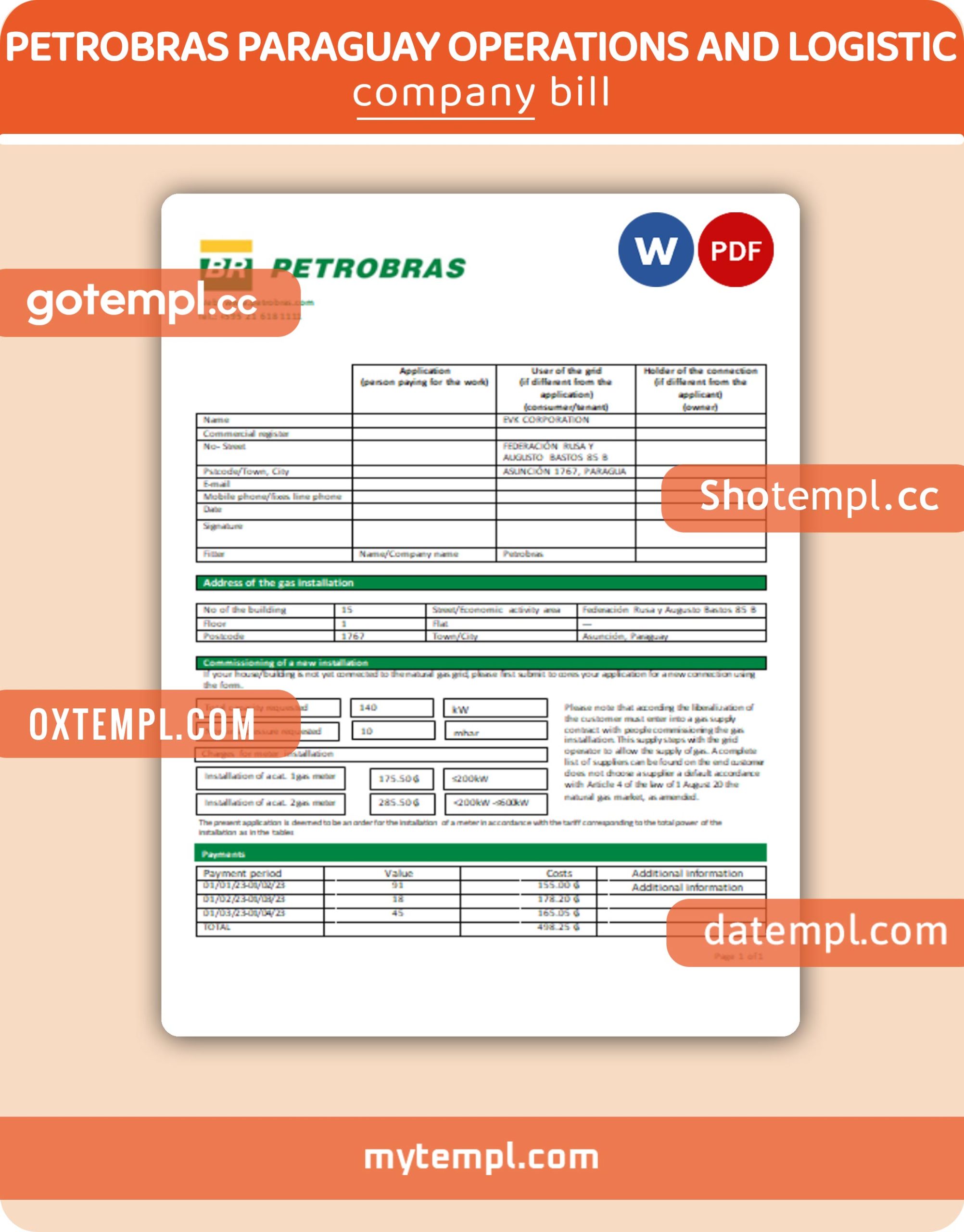 Ukraine Oshadbank bank statement easy to fill template in Excel and PDF format