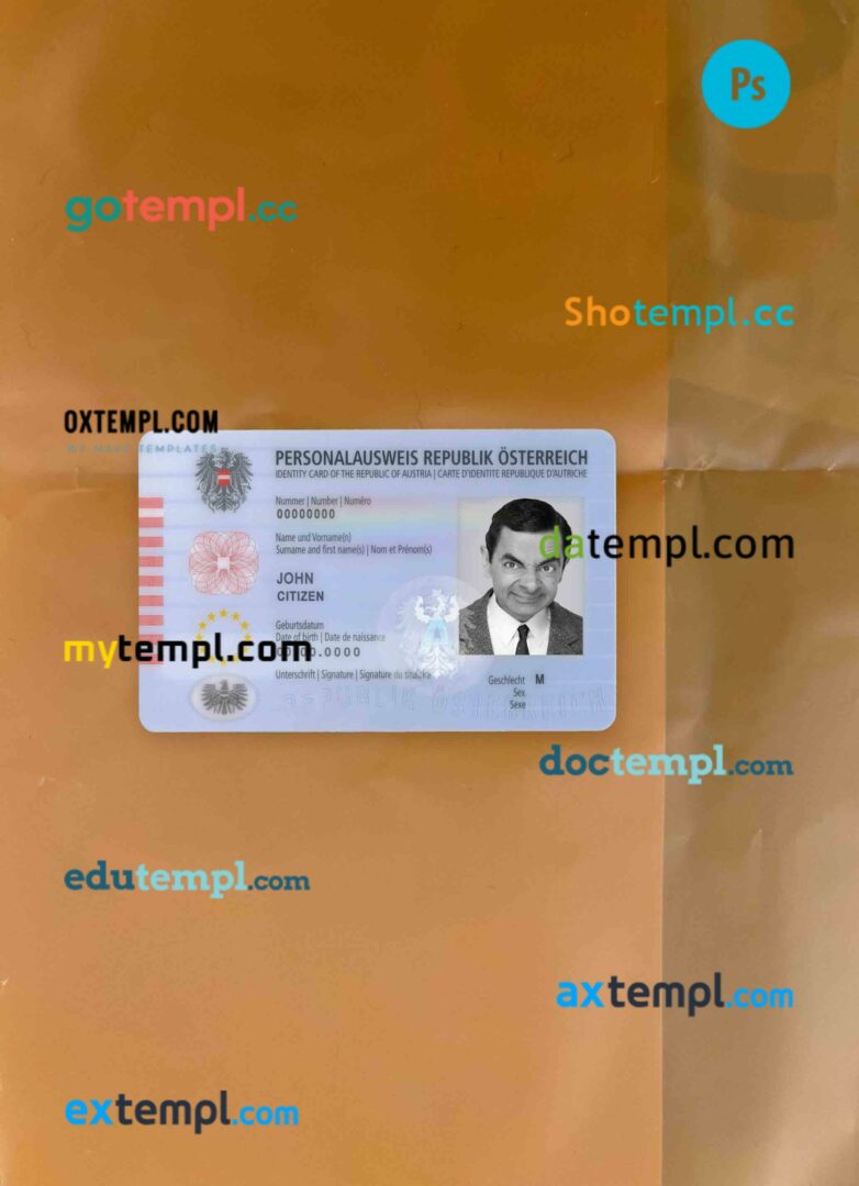 Haiti BRH bank mastercard template in PSD format, fully editable