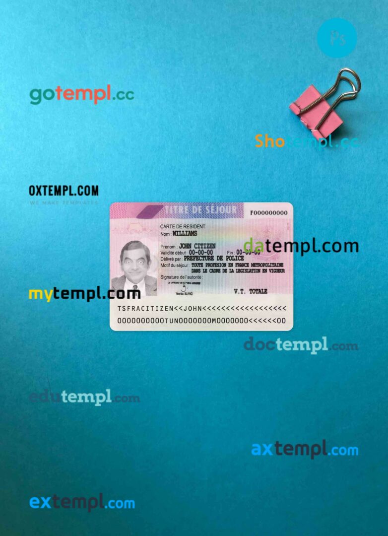 Thailand e-visa Word and PDF template