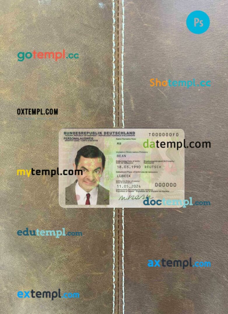 Angola Economio bank visa debit card template in PSD format