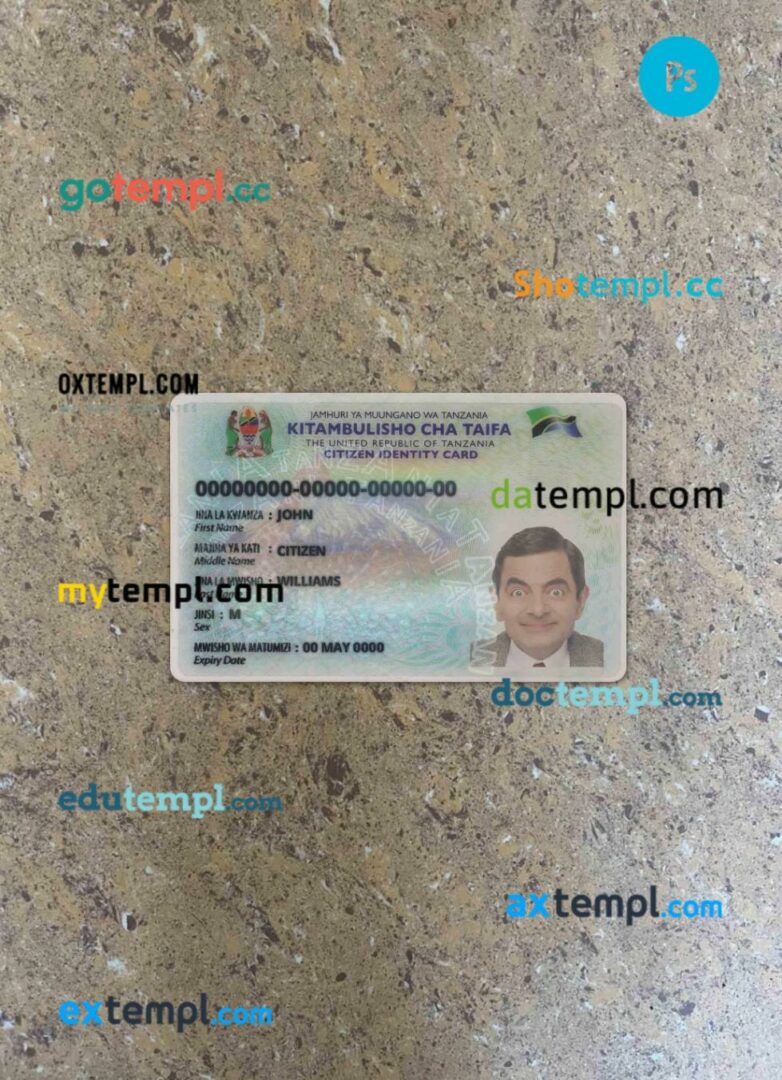 Indonesia driving license editable PSD files, scan look and photo-realistic look, 2 in 1 (2019-present)