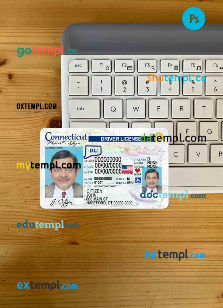 Guinea passport editable PSDs, scan and photo-realistic snapshot, 2 in 1