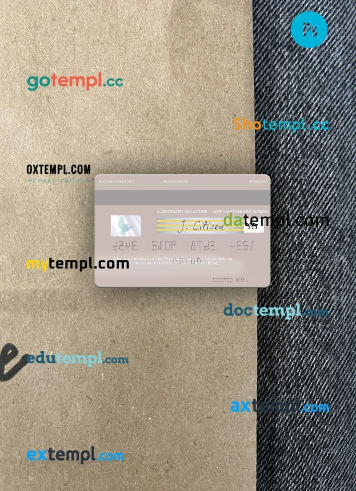 USA Payoneer visa PSD scan and photo-realistic snapshot, 2 in 1 USA Payoneer visa PSD scan and photo-realistic snapshot, 2 in 1 - Image 2