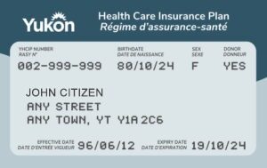 Canada Yukon health care insurance card template in PSD format Canada Yukon health care insurance card template in PSD format